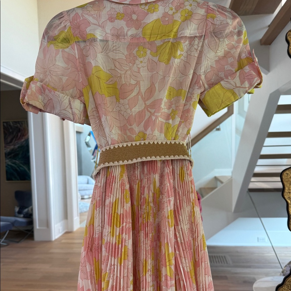 Zimmermann mini floral pink dress - Picture 3 of 4